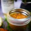 Charred lemon saffron jam