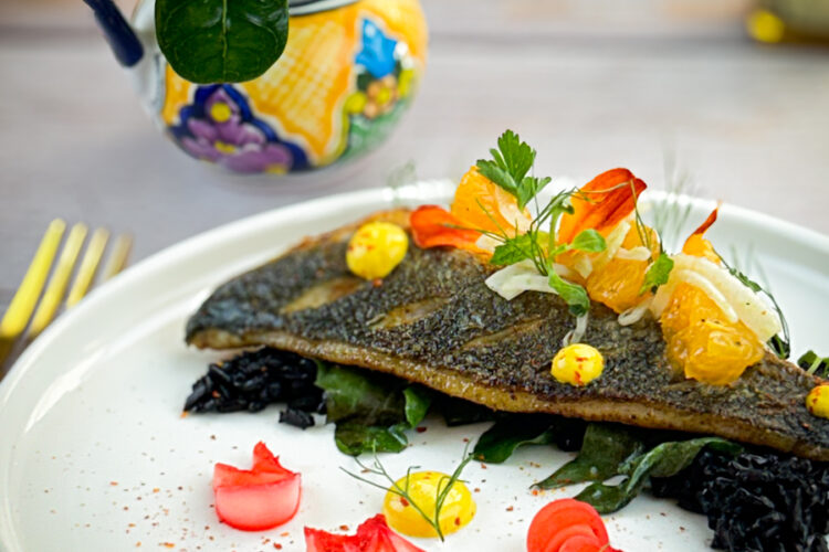 Crispy Berbere Spice Bronzino