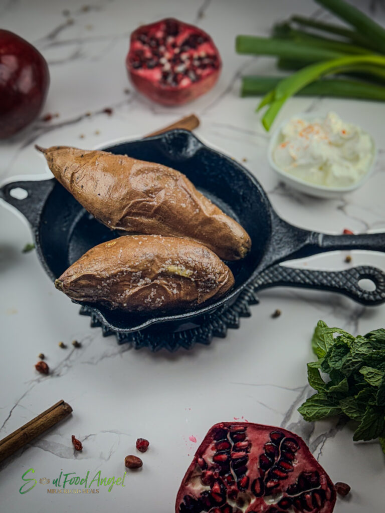 Whole baked sweet potatoes, fresh out of the air fryer 2