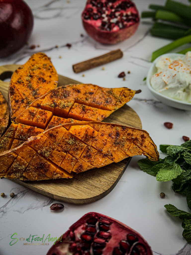 Baked sweet potatoes